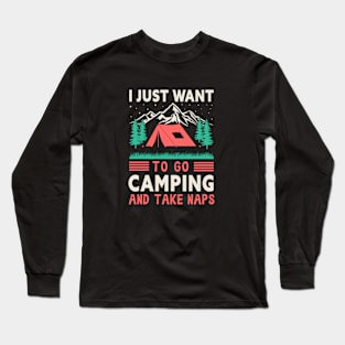 Camping Long Sleeve T-Shirt